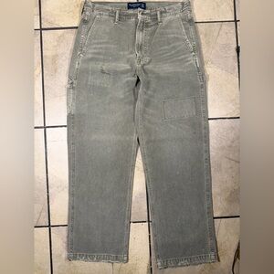 Abercrombie & Fitch Green Cargo Pants